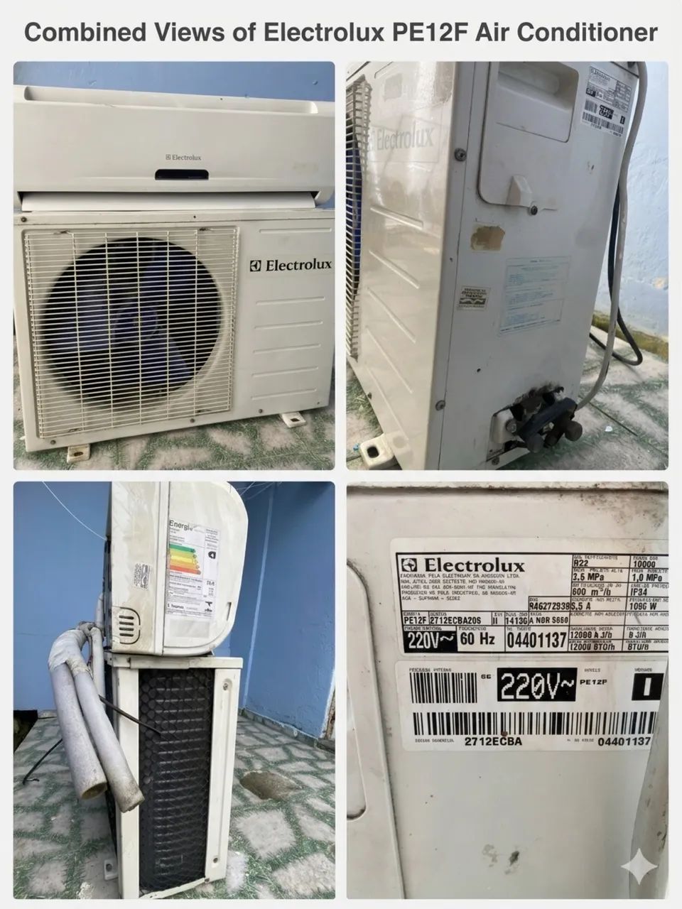 Ar condicionado Eletrolux 