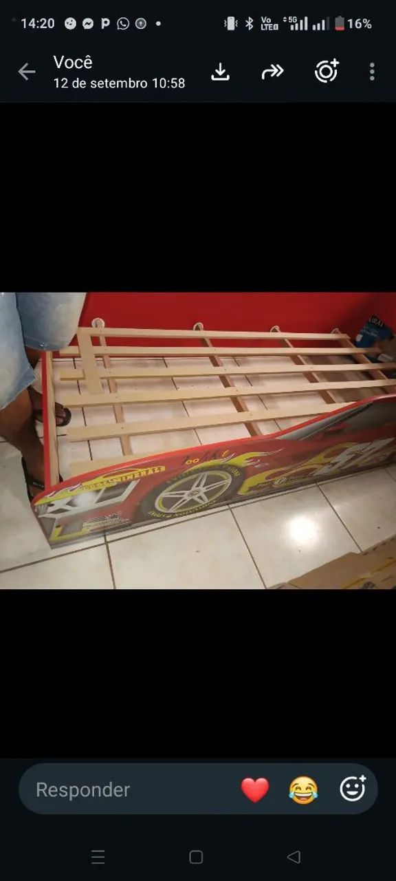 Cama infantil de carros95 - Foto 2