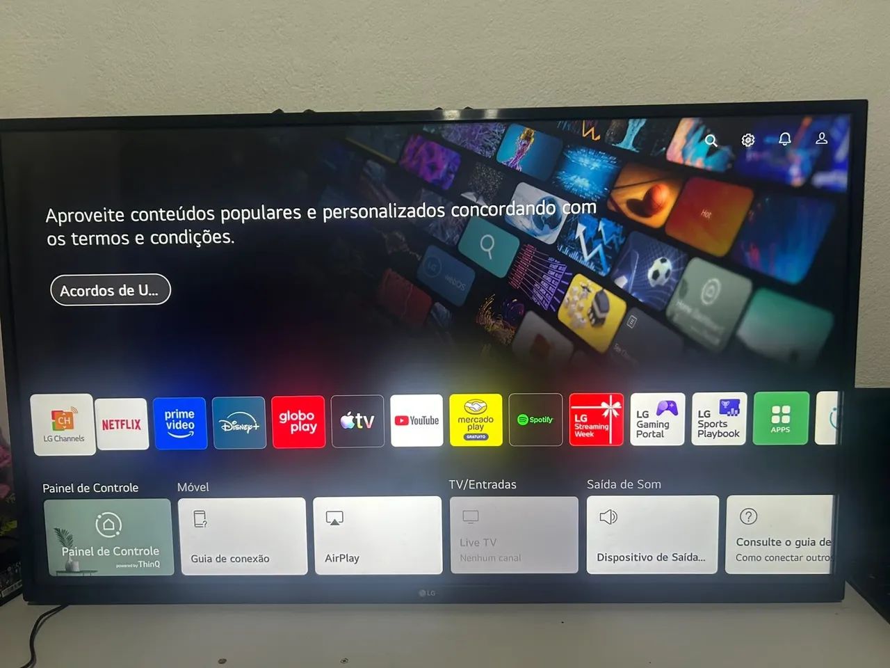 Smart TV LG 43" sem defeitos 