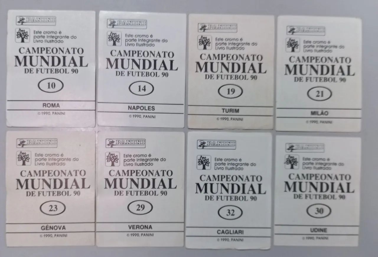 Figurinhas Copa do Mundo 1990 - Foto 2