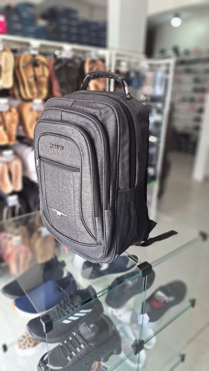 Mochilas cinzas - Foto 4