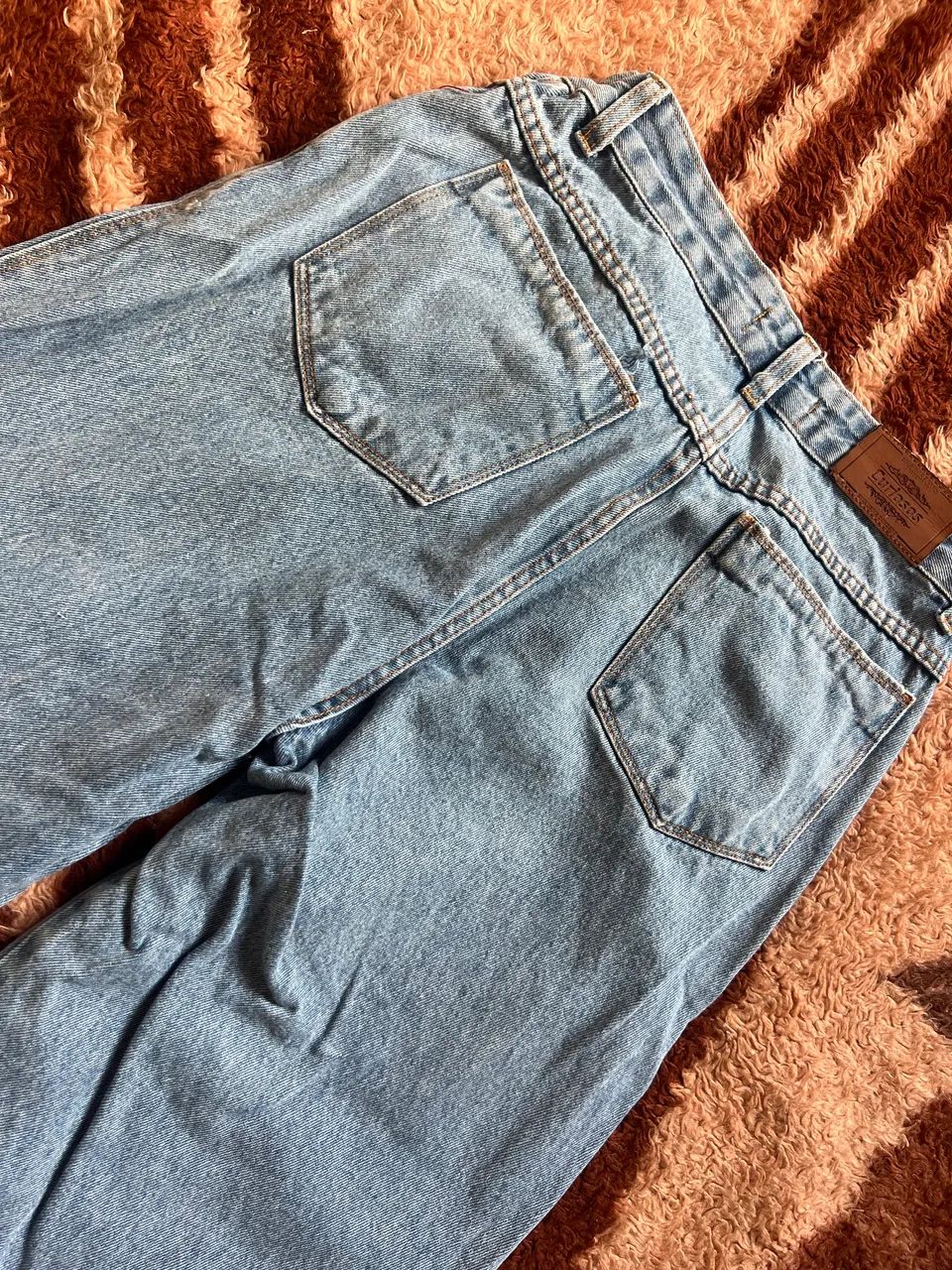 Calça Jeans Wide Leg Marmorizado  - Foto 2