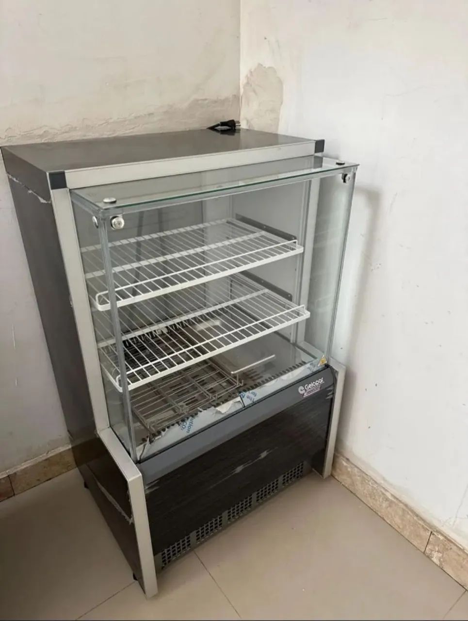 Estufa quente gelopar expositor