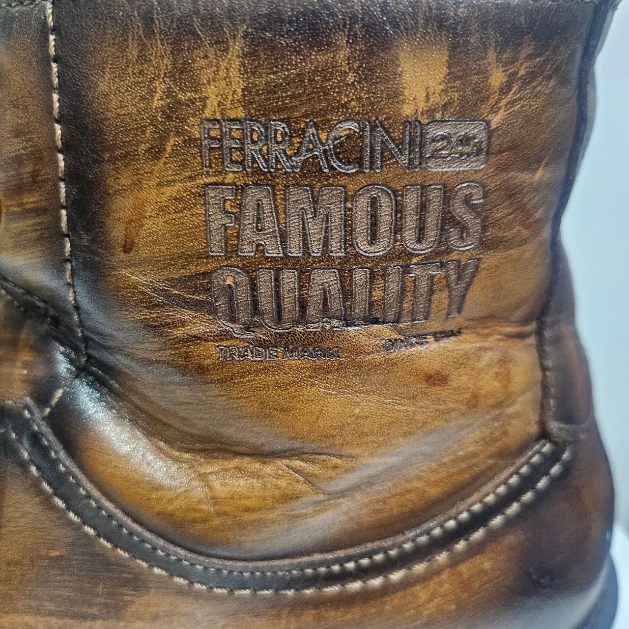 Bota Ferracini de Couro Original - Foto 4