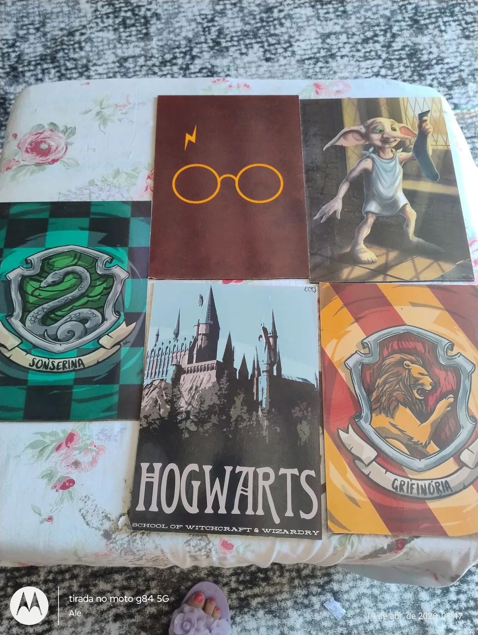 Kit placas Harry Potter 