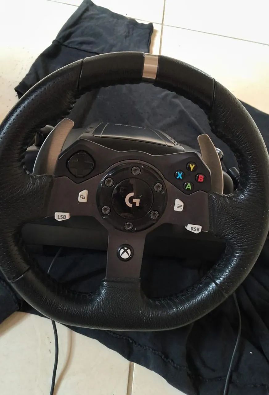Volante Logitech G920 + Pedais + Câmbio Shifter  - Foto 3