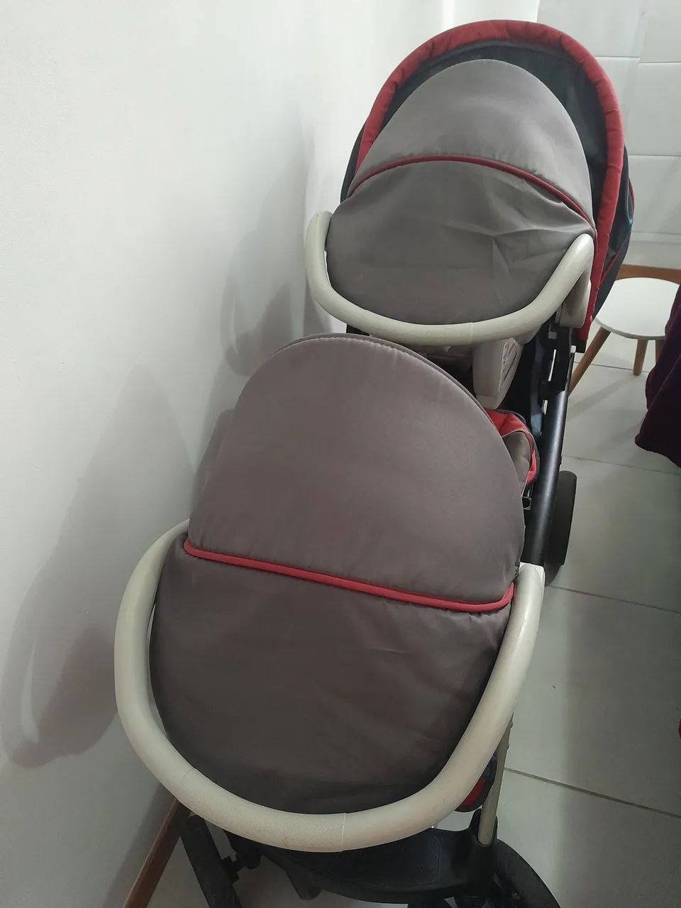 Carrinho gêmeos trenzinho Galzerano 