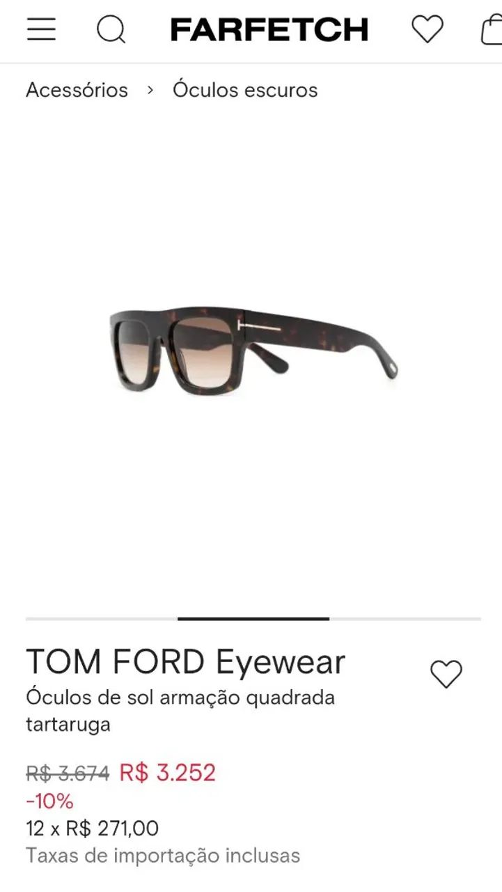 Oculos de sol tom ford - Foto 4