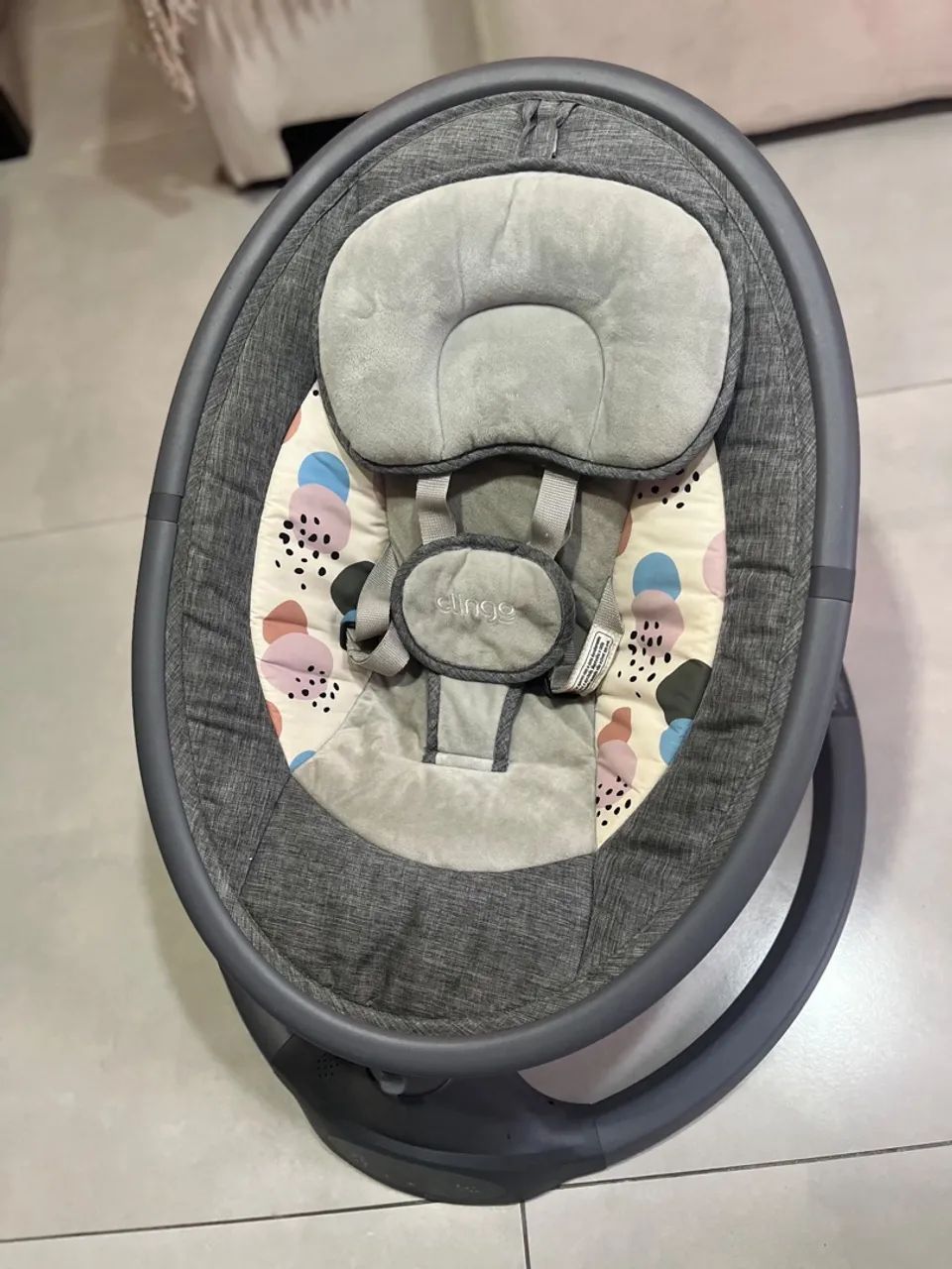 Cadeira Balanço Automática Clingo Joyful Bluetooth - Bebê até 9kg - Foto 4
