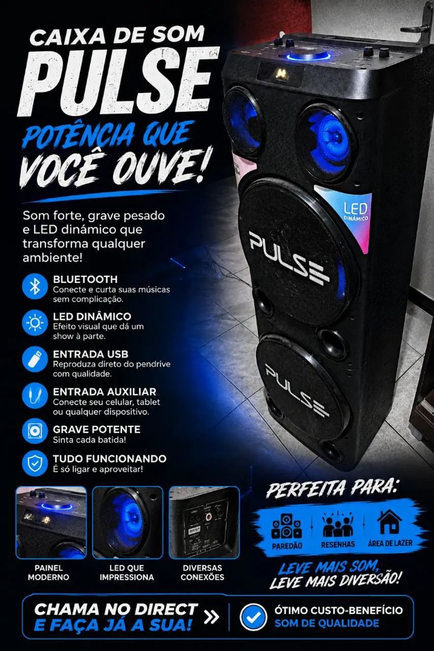 som puls funcionando tudo perfeitamente 