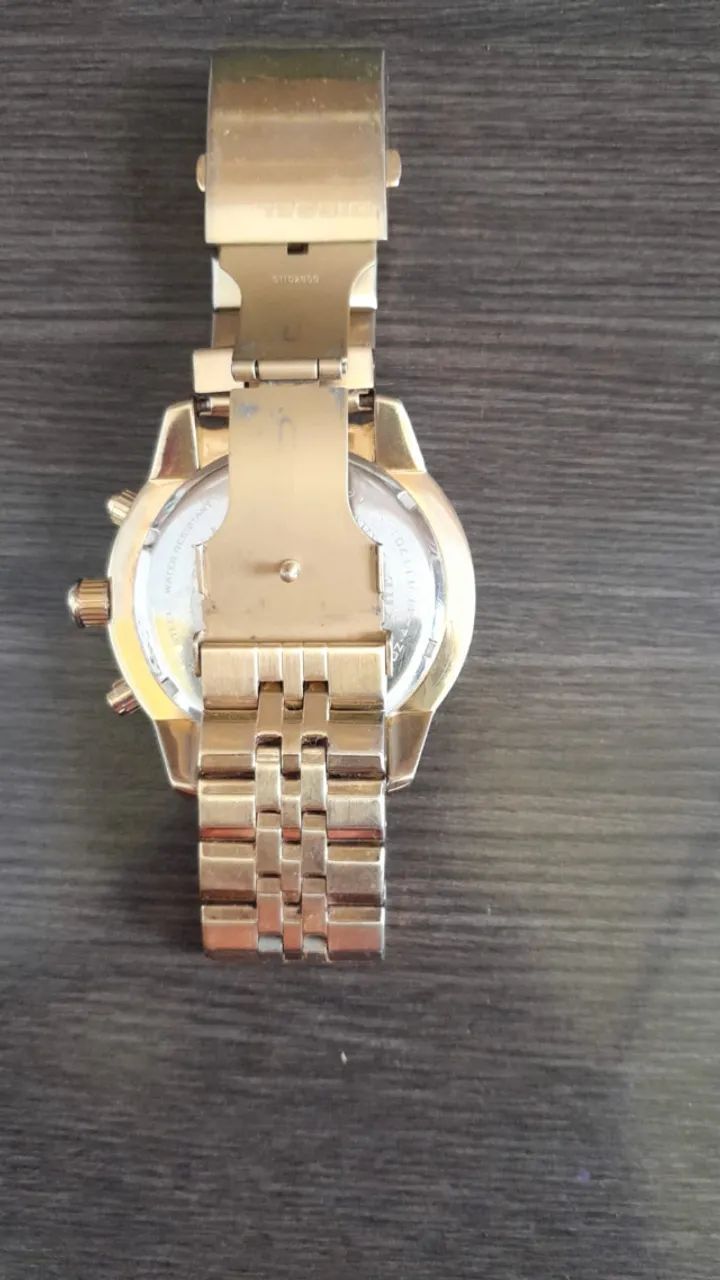 Diesel DZ2173 Original Dourado - Cronógrafo - Foto 5