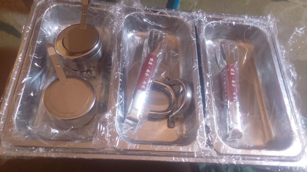 vendo  conjuntos  réchaud retangular com 3 cubas.  - Foto 3