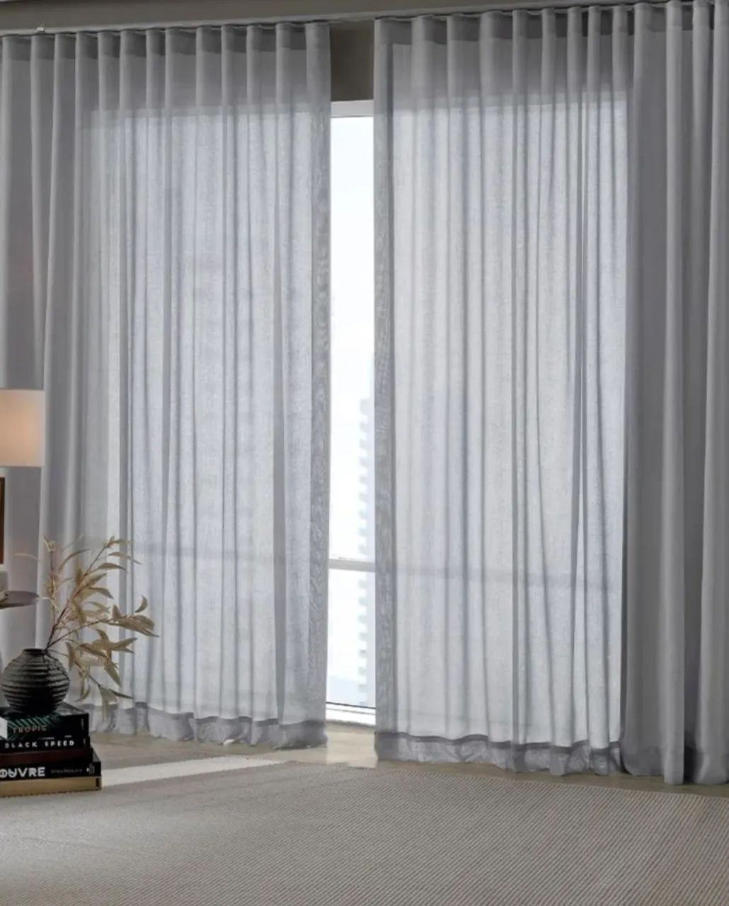 Cortinas ,percianas e varal individual 