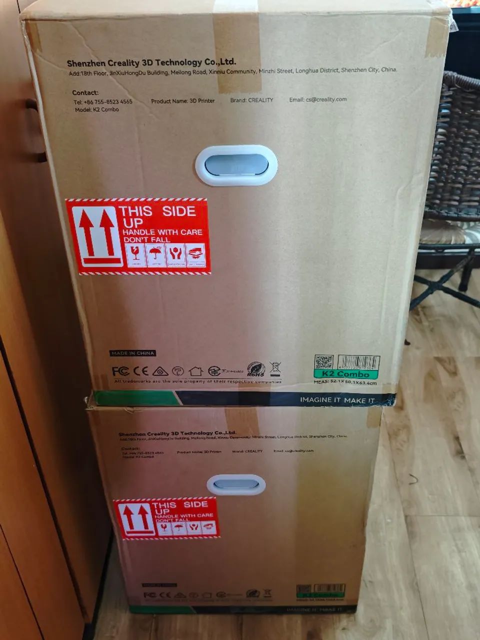 Impressora 3d creality k2 combo profissional com 1 mês de uso  - Foto 5