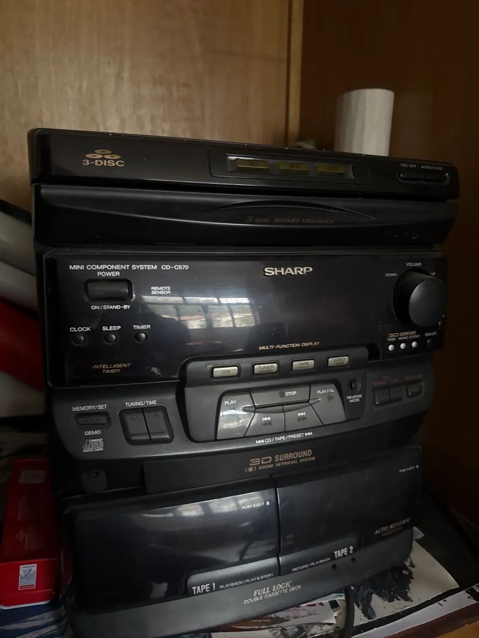 Cd player Sharp 3 em 1 