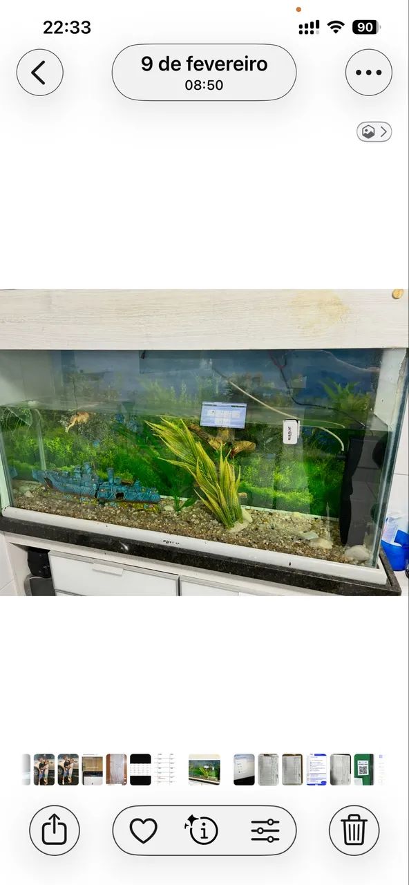 Vendo aquário grande