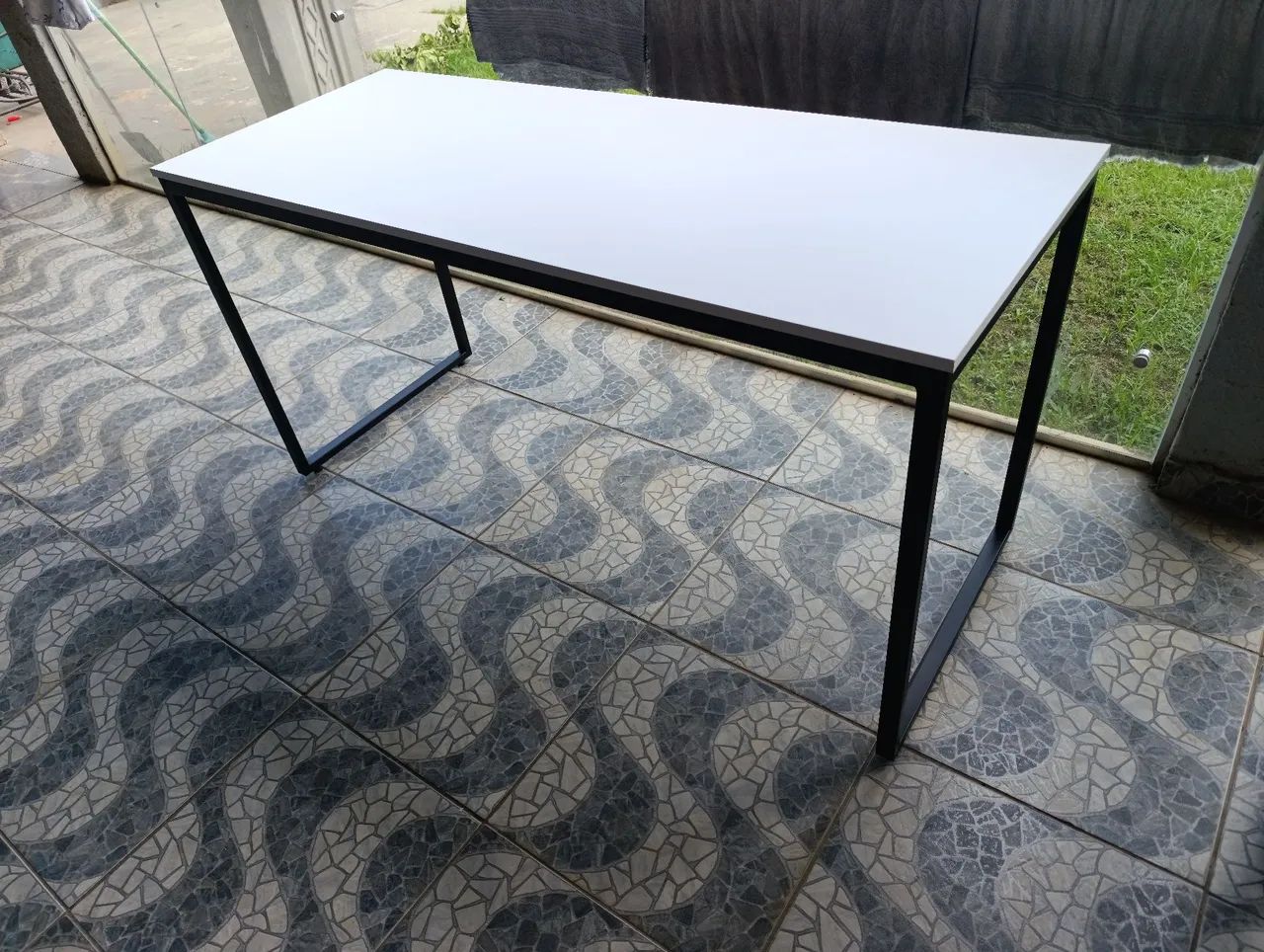 Mesa para computador estilo industrial  - Foto 3