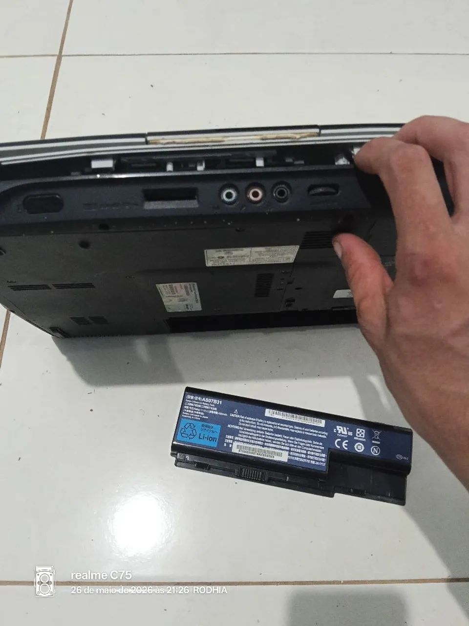 Notebook Acer aspire 5920 - Foto 3