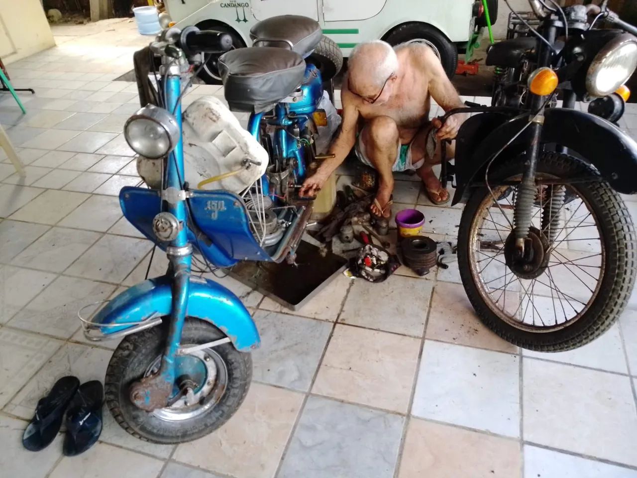 Antiga Lambretta Standart 150 d 1959 