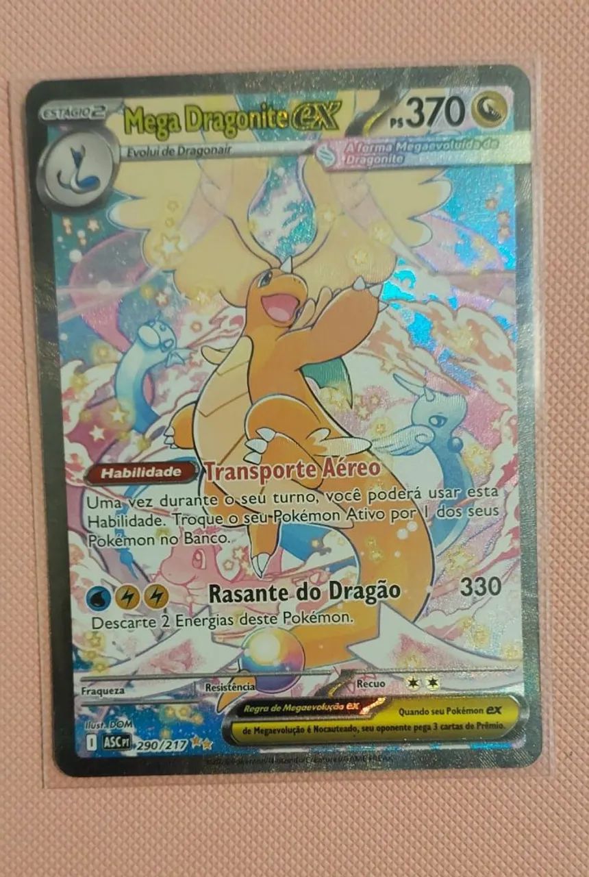 Carta pokemon Mega Dragonite ex