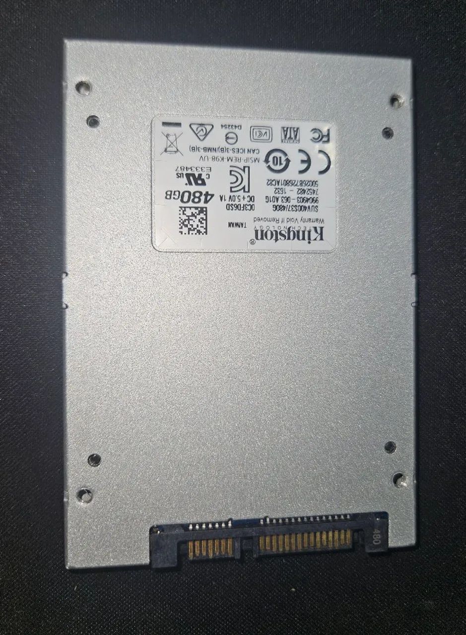 SSD Kingston UV400 480GB SATA ? 90% de saúde - Foto 2
