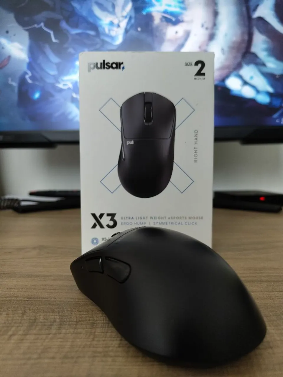 Mouse Pulsar x2n Crazylight Jet Black 8K - Periféricos e Mouse Pulsar x2n Crazylight Jet Black 8K - Periféricos e