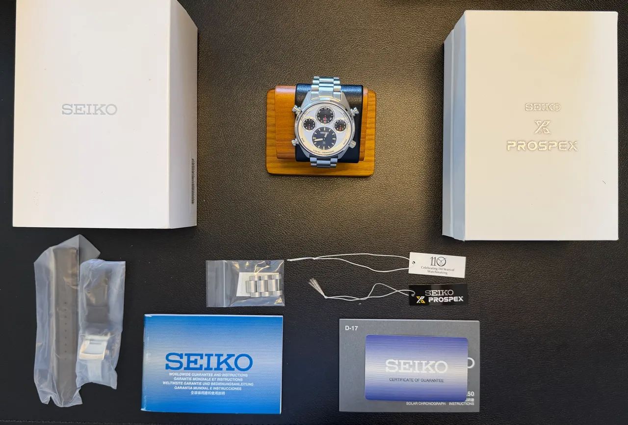Relógio Seiko Prospex Speedtimer Crono Edição limitada 110th  - Foto 2