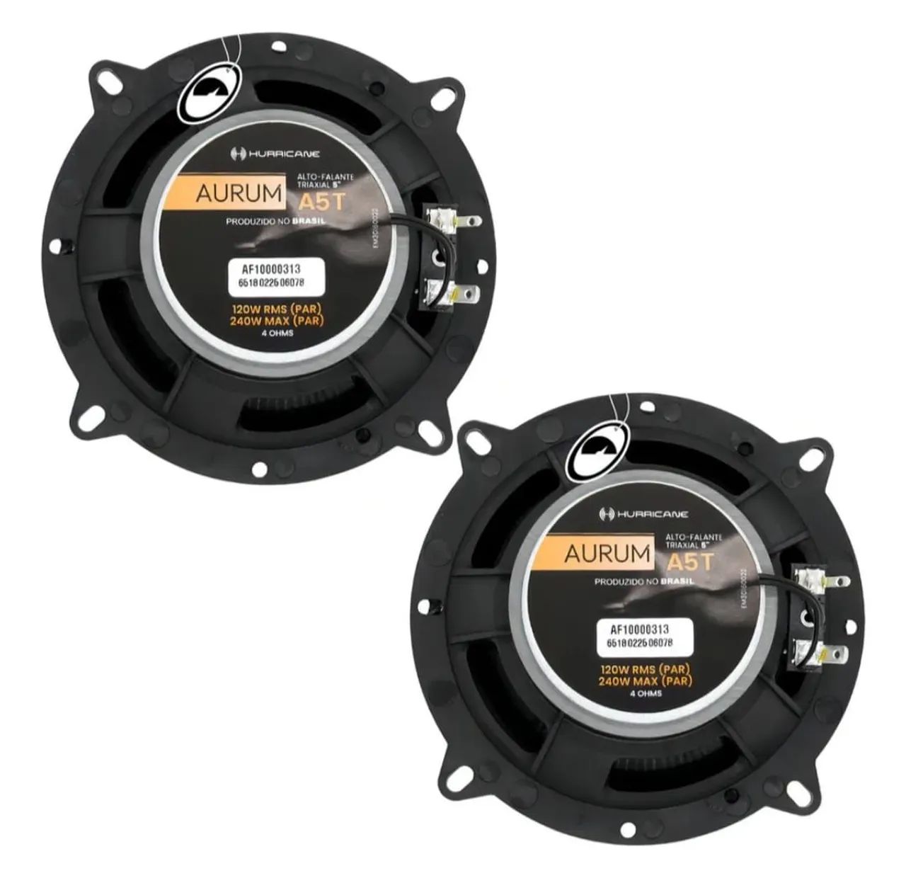 alto falante automotivo porta 5 polegadas aurum A5t hurricane 240w - Foto 3