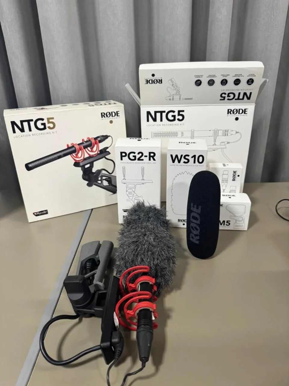 Microfone Condensador Rode Ntg5 Shotgun Kit Para Estúdio