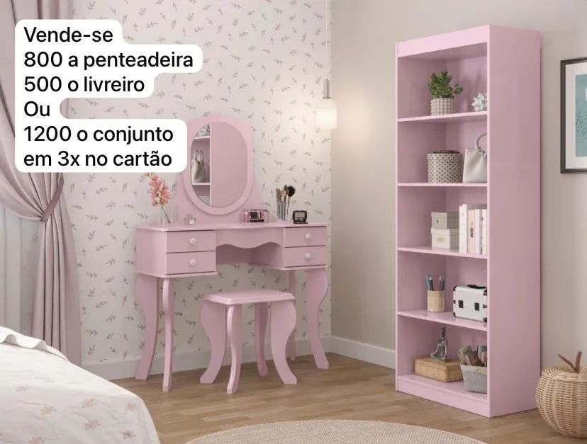 Penteadeira e livreiro/ estante - Foto 3