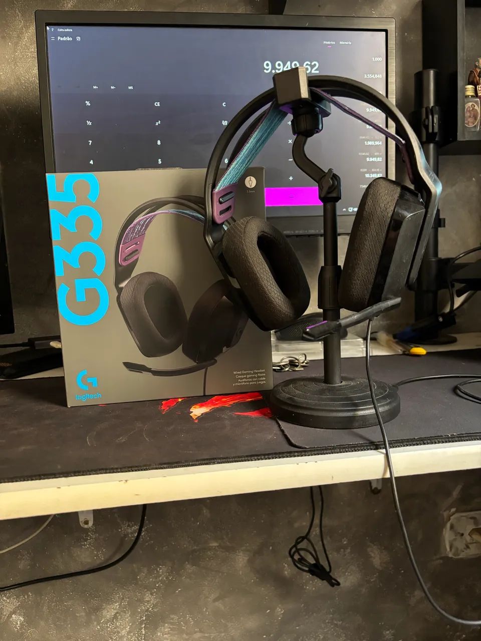 Headset Gamer Logitech G335 Preto - Na Caixa - Foto 3