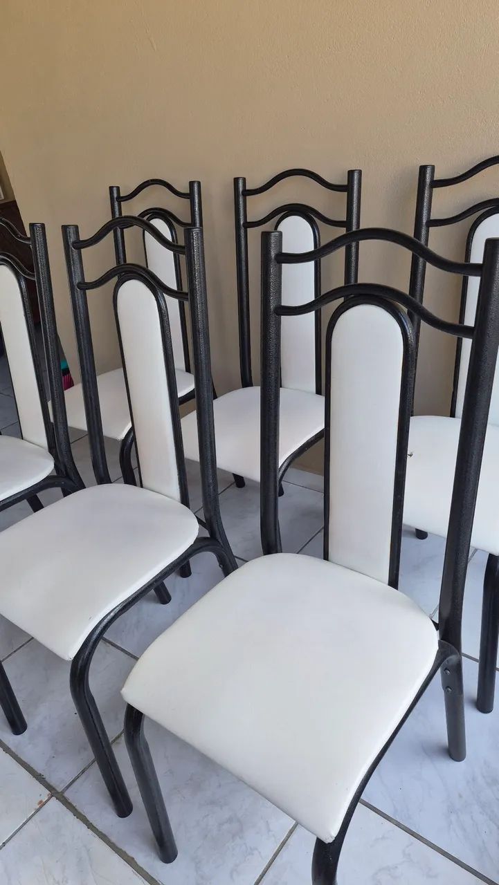 Conjunto com 6 cadeiras para mesa de jantar  - Foto 2