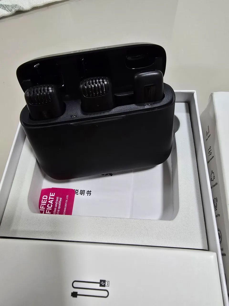 Microfone wireless ulanzi - Foto 2