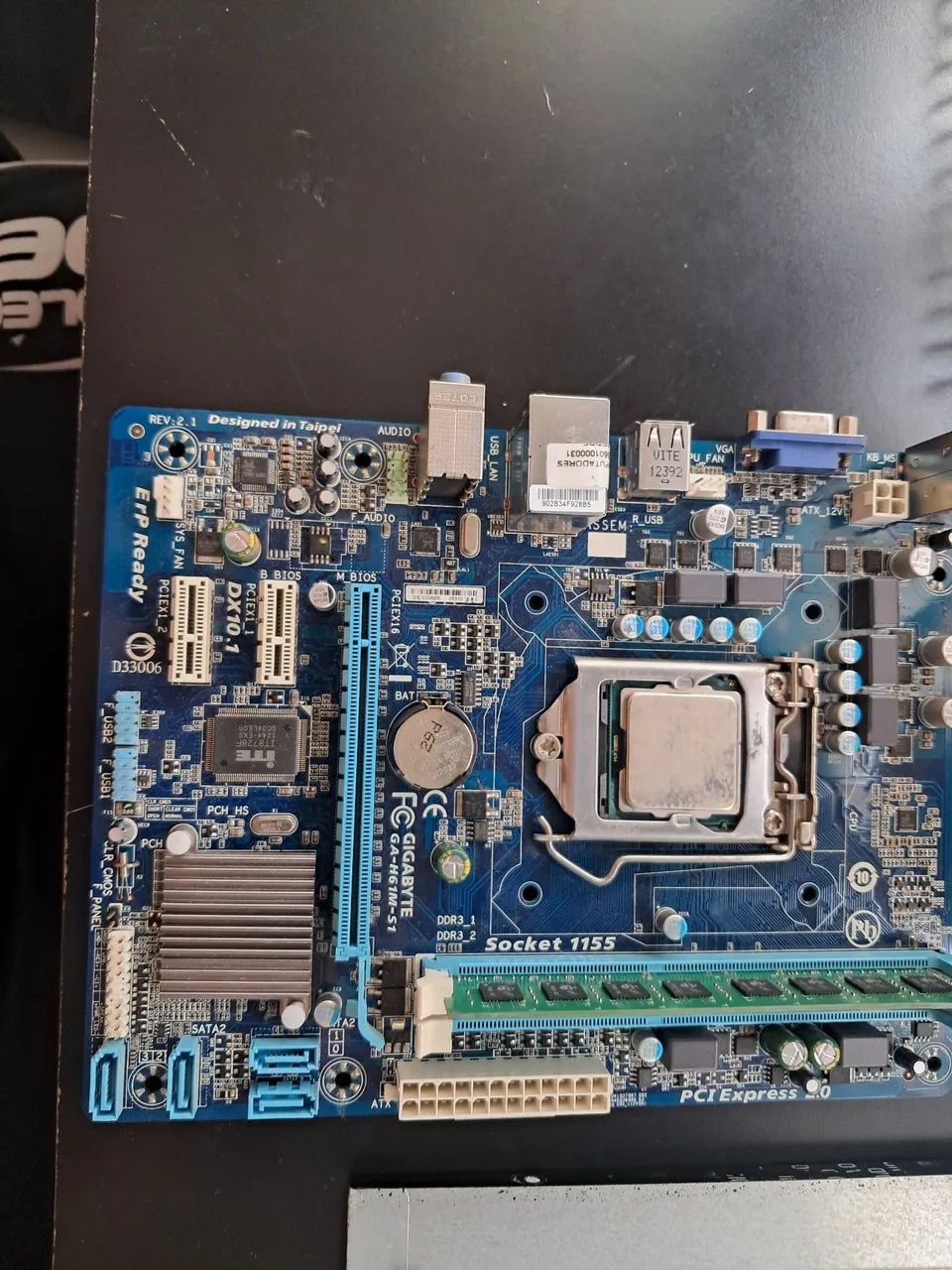 Kit placa mãe DX10.1 com PROCESSADOR INTEL i5 com 8GB DE MEMÓRIA DDR3