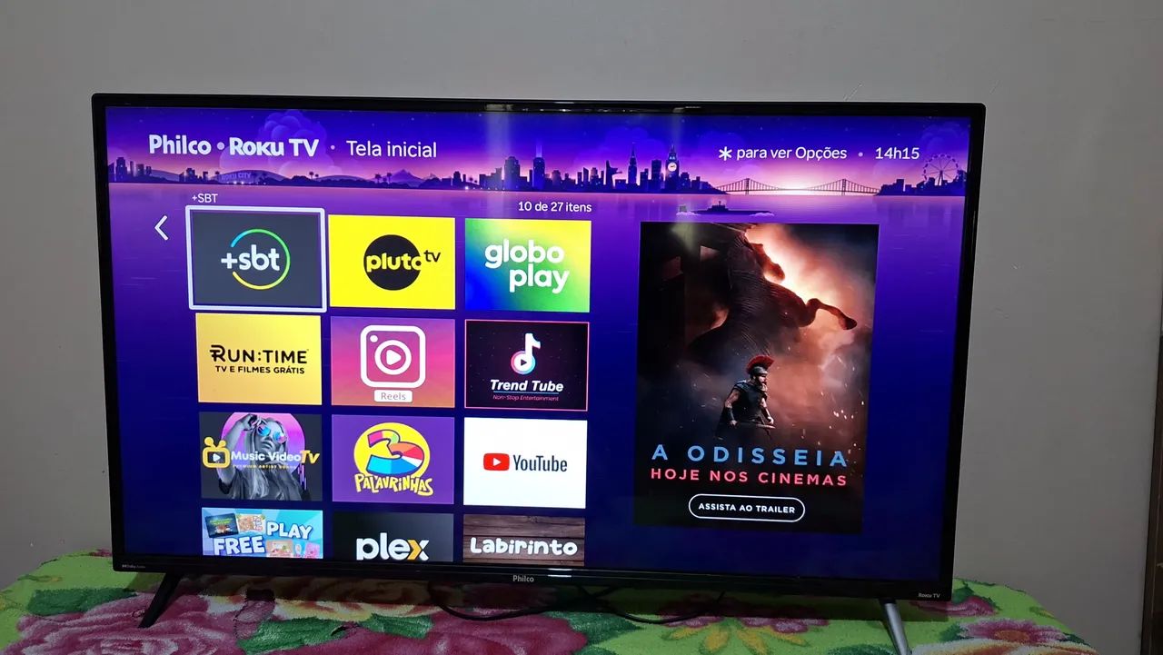 Smart tv 32 polegadas completa acompanha pezinho e controle  - Foto 4