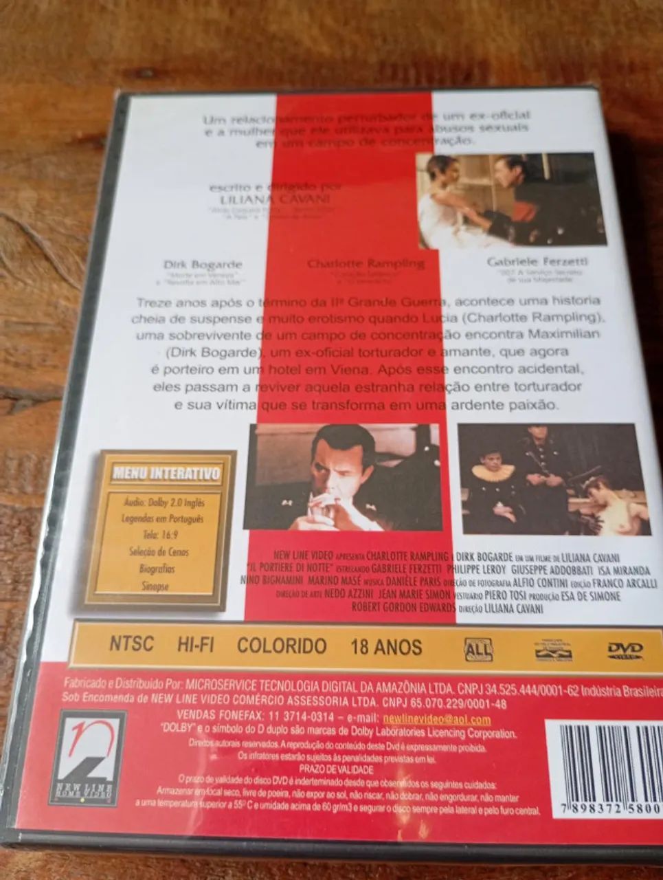 DVD O Porteiro da Noite Charlotte Rampling - Foto 2