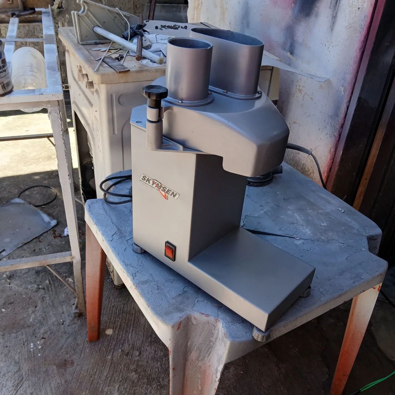 Processador de alimentos pa7 skymsen com 2 discos - Foto 5