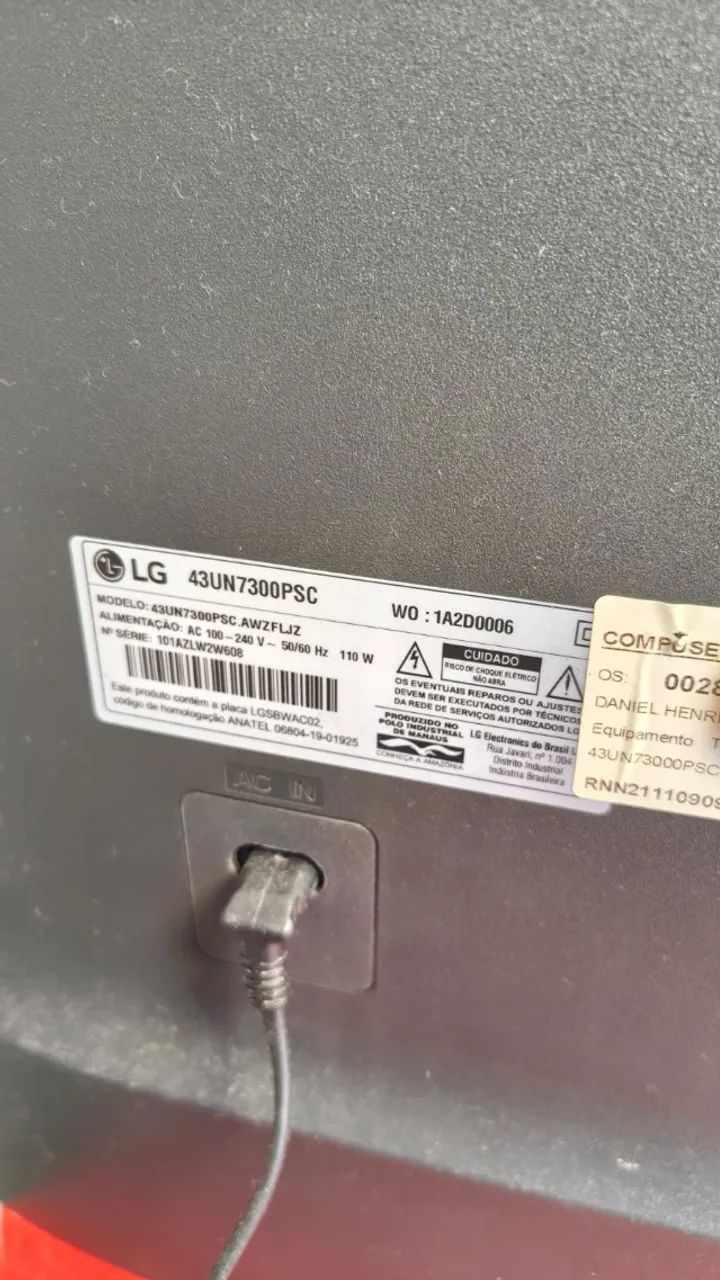 vendo TV 42 p marca LG com defeito - Foto 3