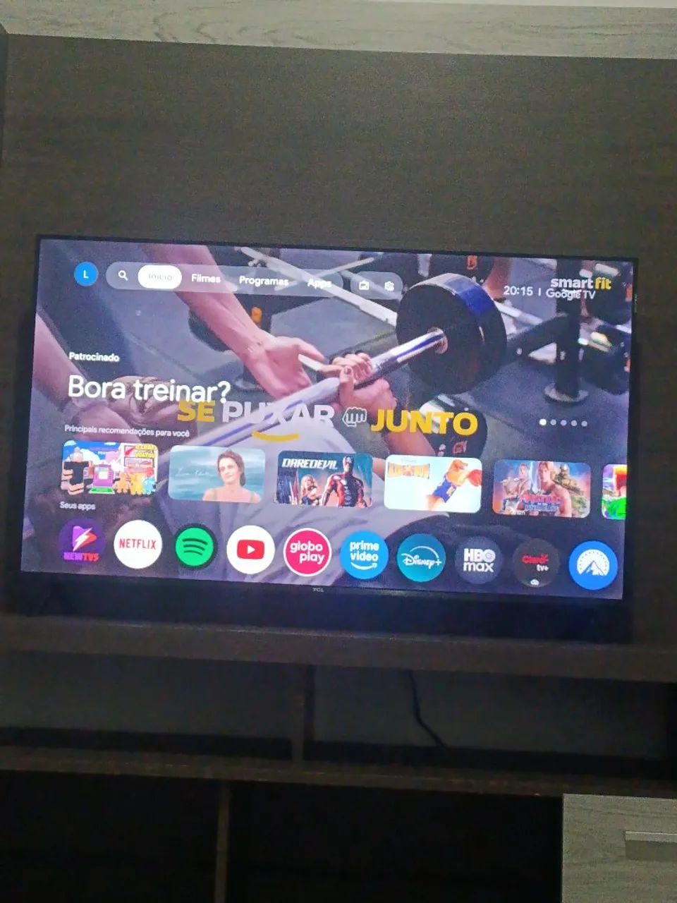 smartv 43 polegadas semi nova - Foto 2