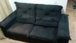 Sofá retrátil e reclinável 