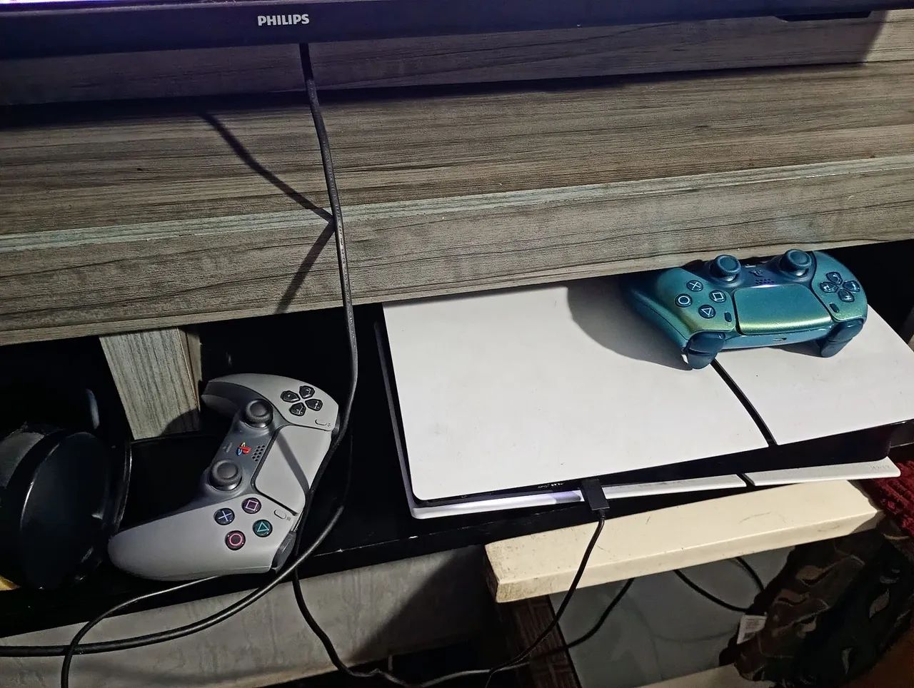Dualsense ps5 com  caixa Chroma   verde 6meses.  - Foto 4