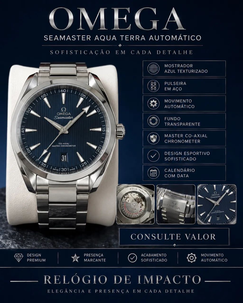 RELÓGIO OMEGA SEAMASTER