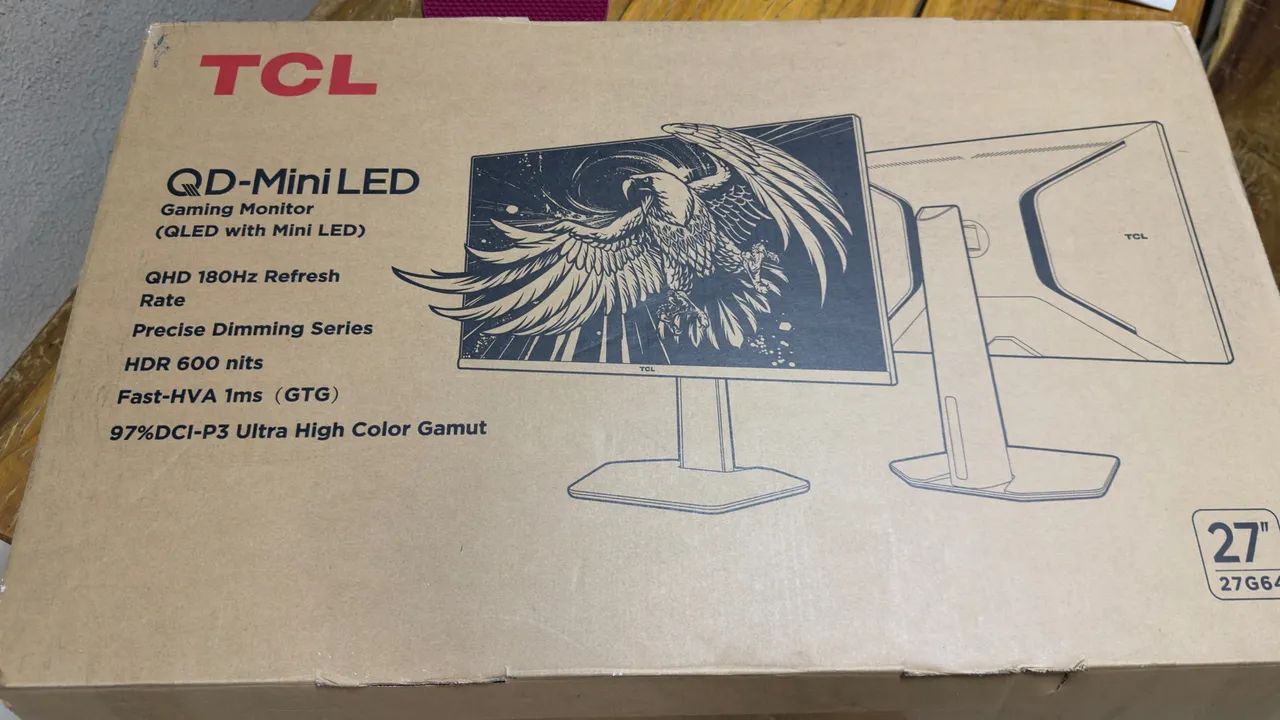 Monitor TCL 27 mini led 180 hz  - Foto 4