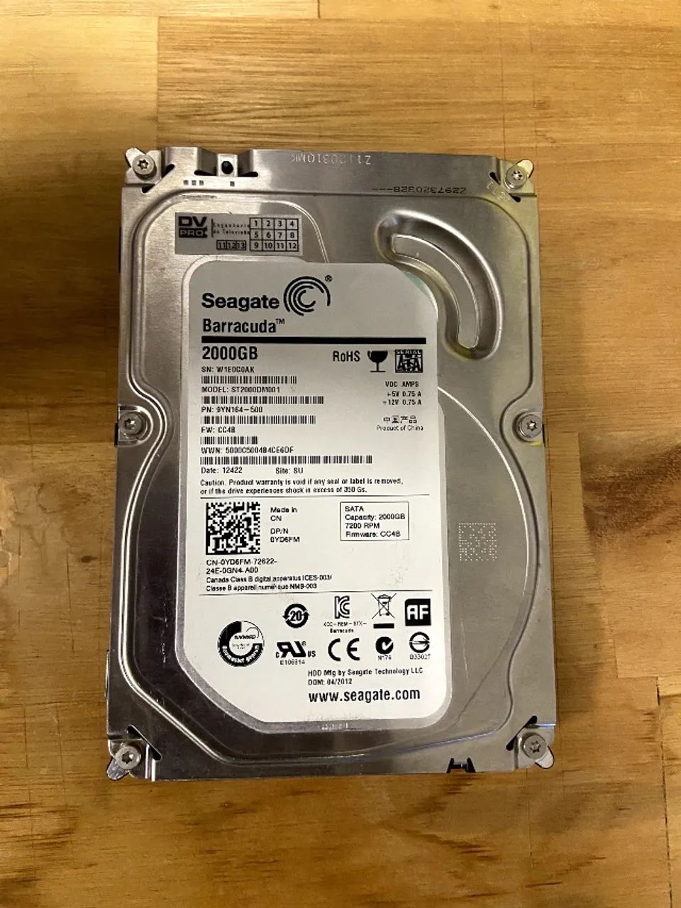 HD INTERNO SEAGATE BARRACUDA 2TB
