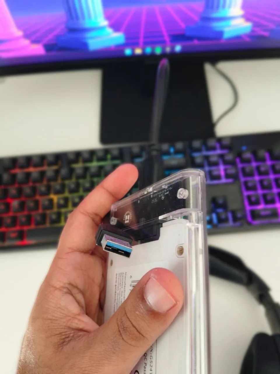 SSD 240GB + CASE EXTERNO USB - Foto 3