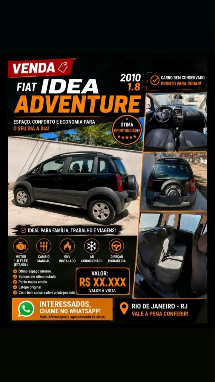 Fiat Idea Idea Adv./ Adv.LOCK.Dualogic 1.8 Flex 5p 2010