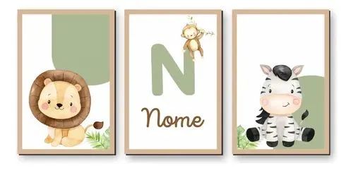 QUADRO QUARTO BEBÊ COM NOME PERSONALIZADO  - Foto 3