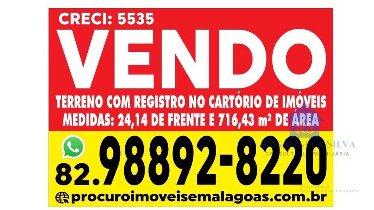 Terreno para Venda em Maceió, Santa Amélia