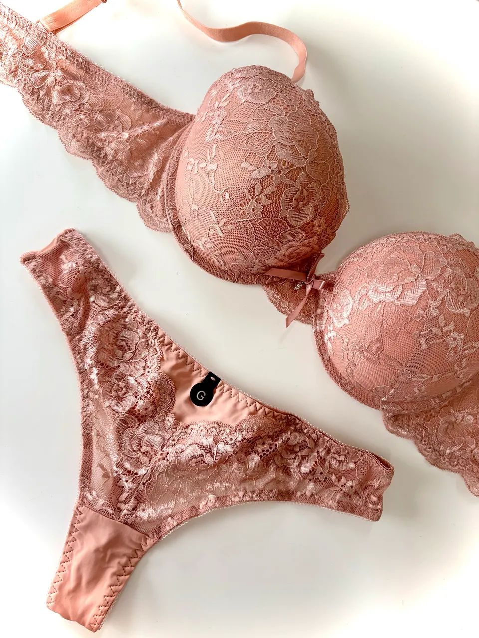 Conjunto Lingerie Bege (G)