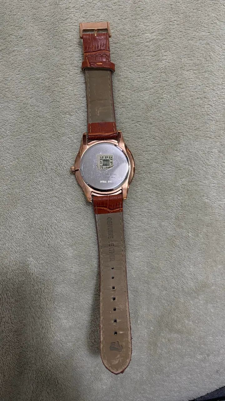 relógio orient eternal mrsc1001 marrom - Foto 4